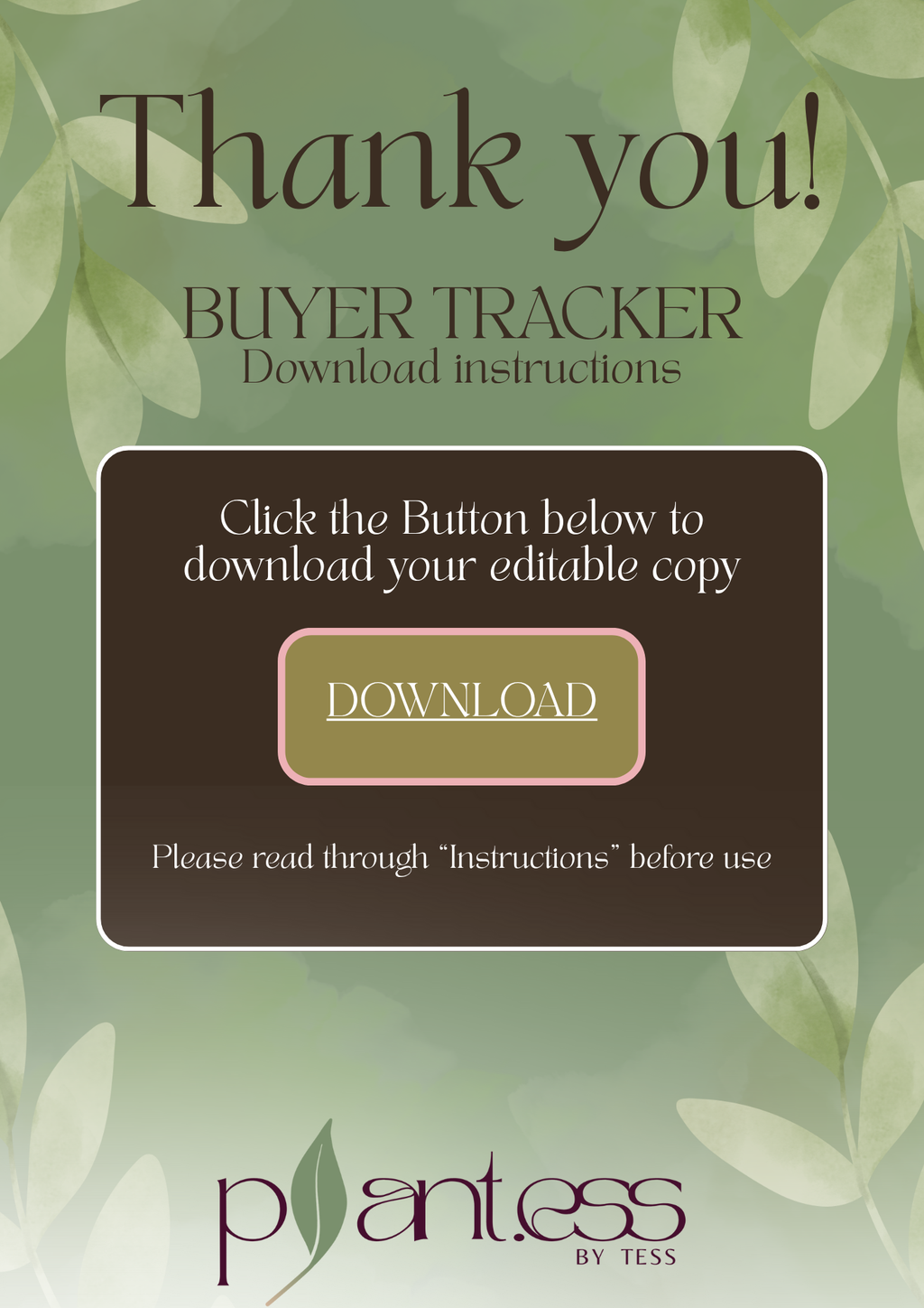 Weekly Plant Sales Tracker GREEN (Google Sheets)