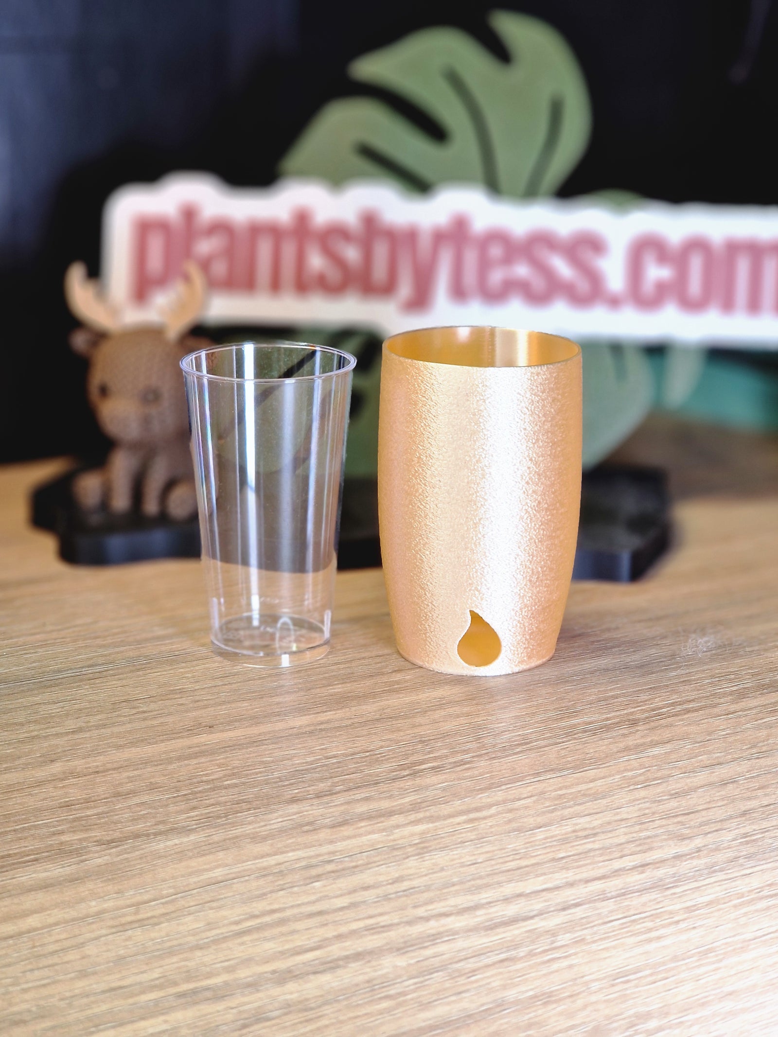 MINI SIPS Outer Pot Plain Silk Collection | 3D Printed Plant Pot
