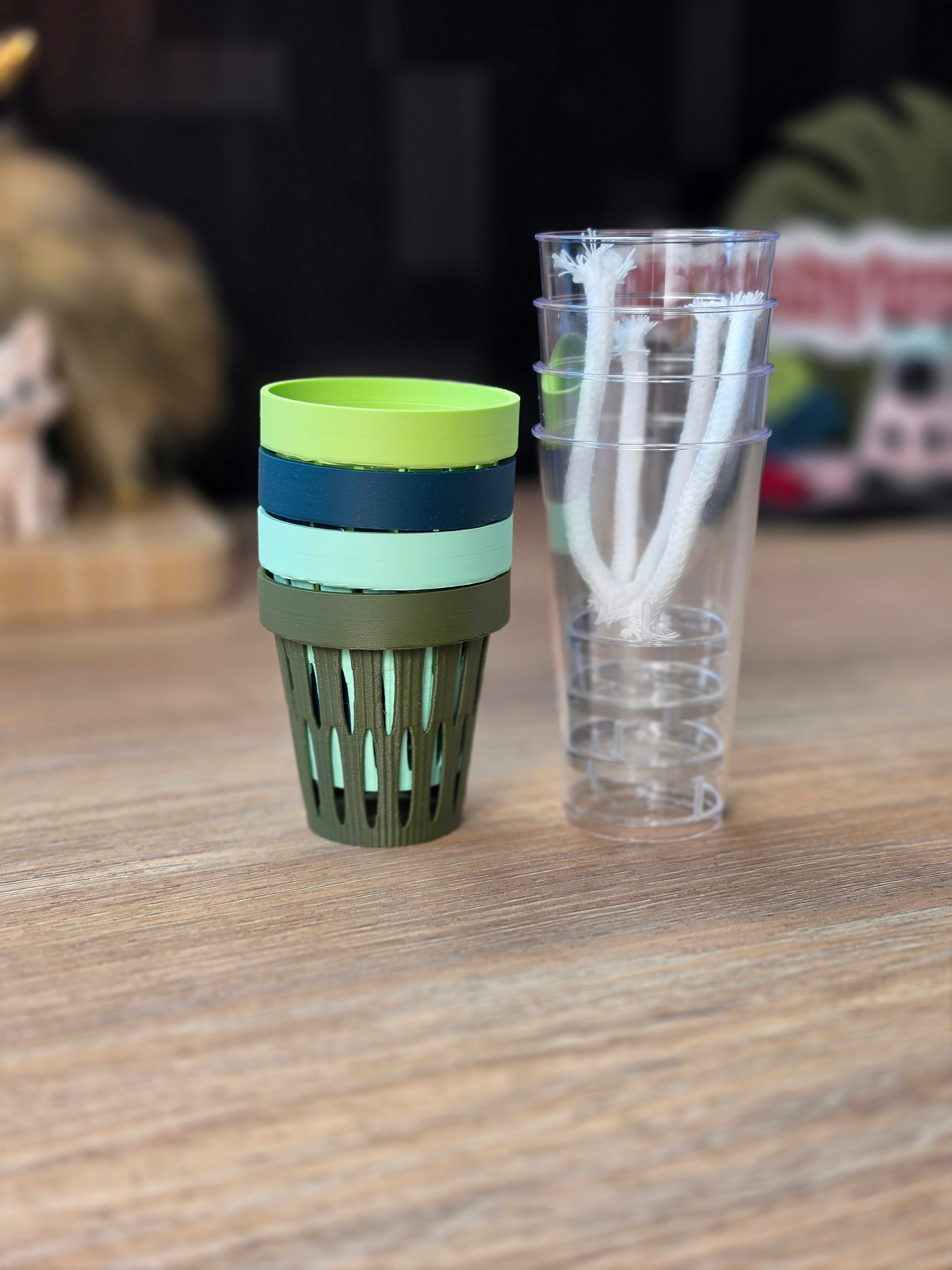 MINI SIPS Bundle Pack of 4 | Self-Watering Plant Pots Save Set