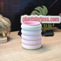 MIDI SIPS Marshmallow Outer Pot | Pink 3D Printed Plant Pot