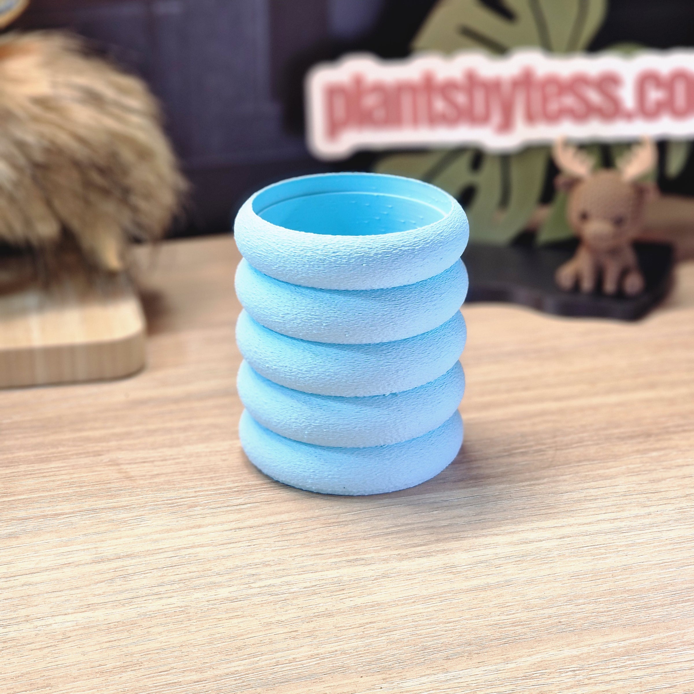 MIDI SIPS Marshmallow Outer Pot | Pink 3D Printed Plant Pot