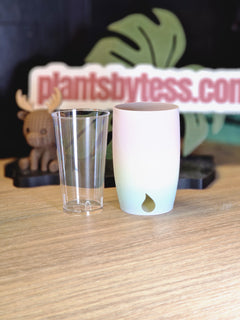 MINI SIPS Outer Pot Plain Silk Collection | 3D Printed Plant Pot