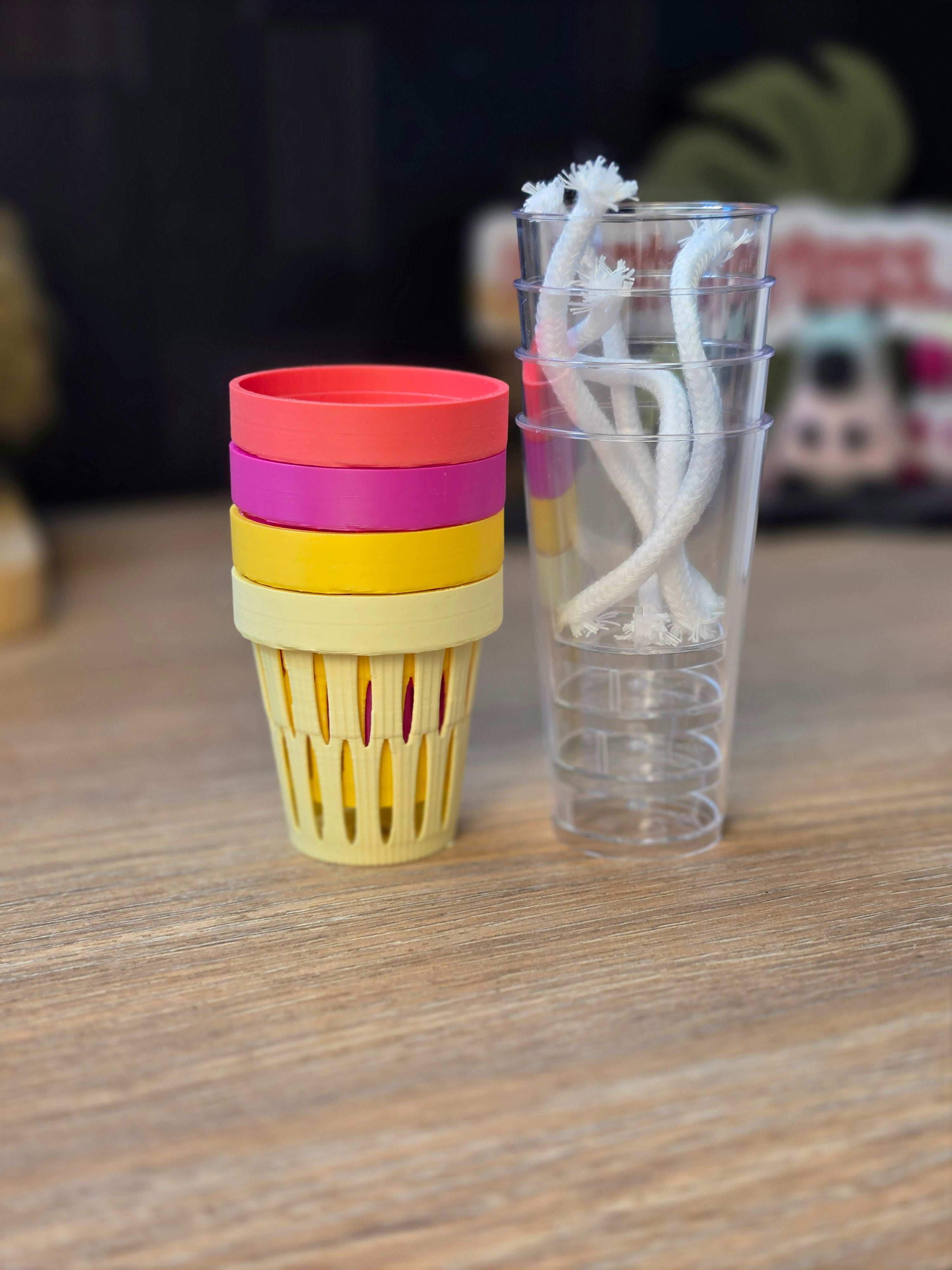 MINI SIPS Bundle Pack of 4 | Self-Watering Plant Pots Save Set