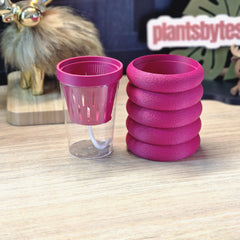 MIDI SIPS Marshmallow Complete Set | Pink Self-Watering Pot System