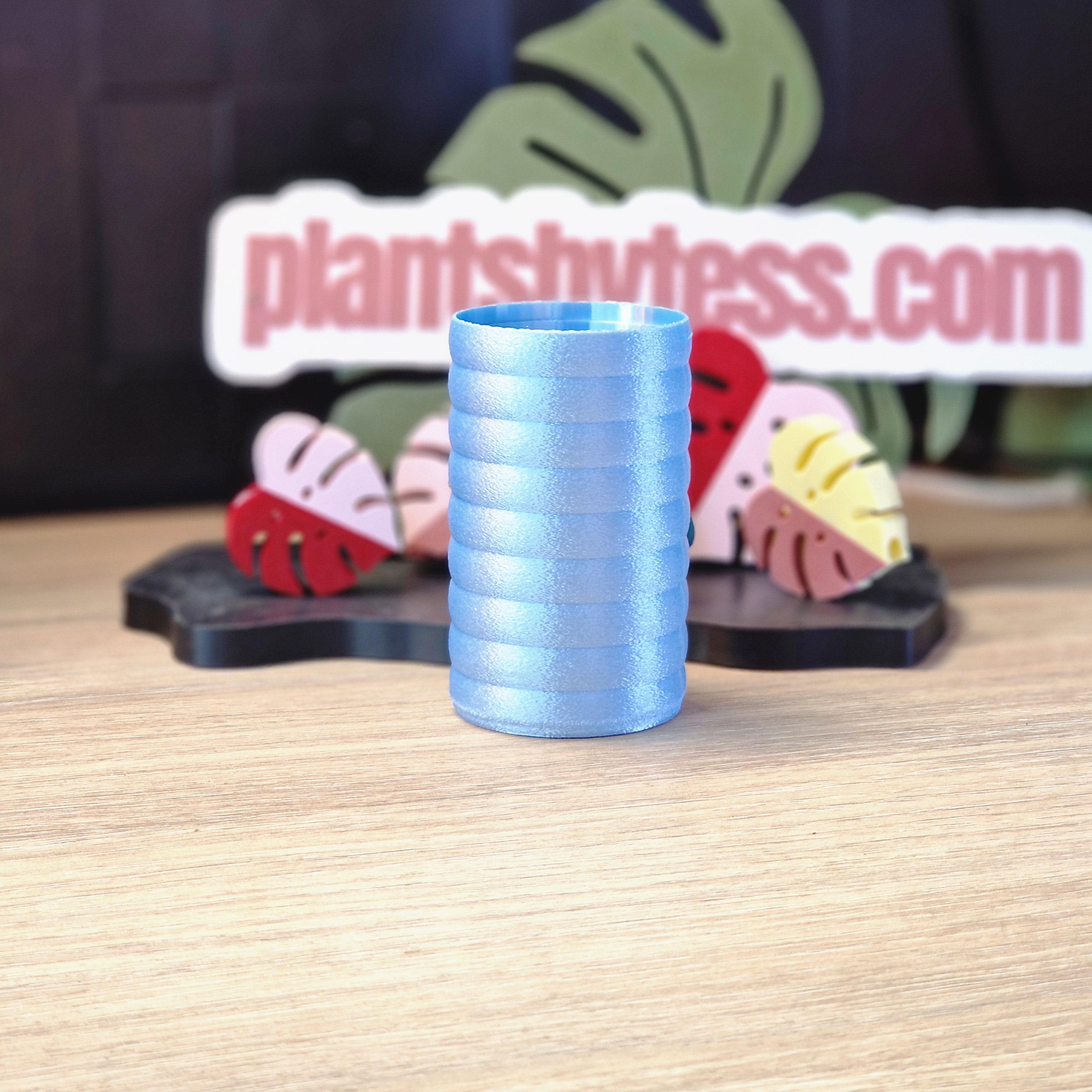 MINI SIPS Marshmallow Outer Pot | Pink 3D Printed Plant Pot