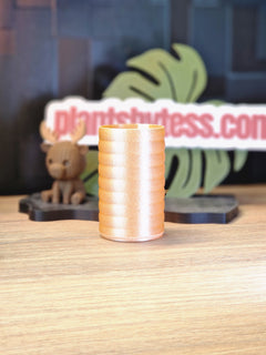 MINI SIPS Marshmallow outer pot pink 3D printed plant pot at Plant.ess