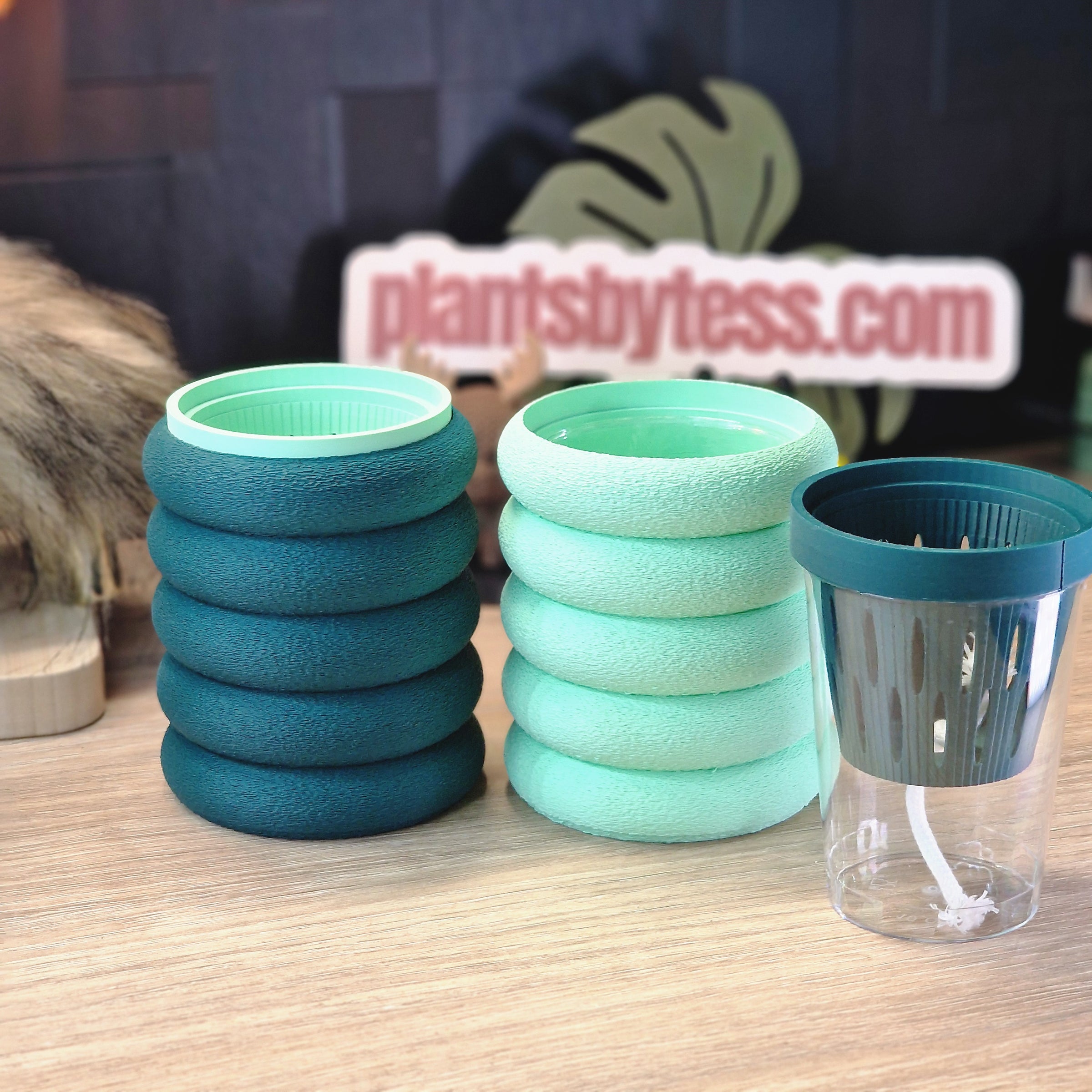 MIDI SIPS Marshmallow Complete Set Bundle | Pink Self-Watering Pot System