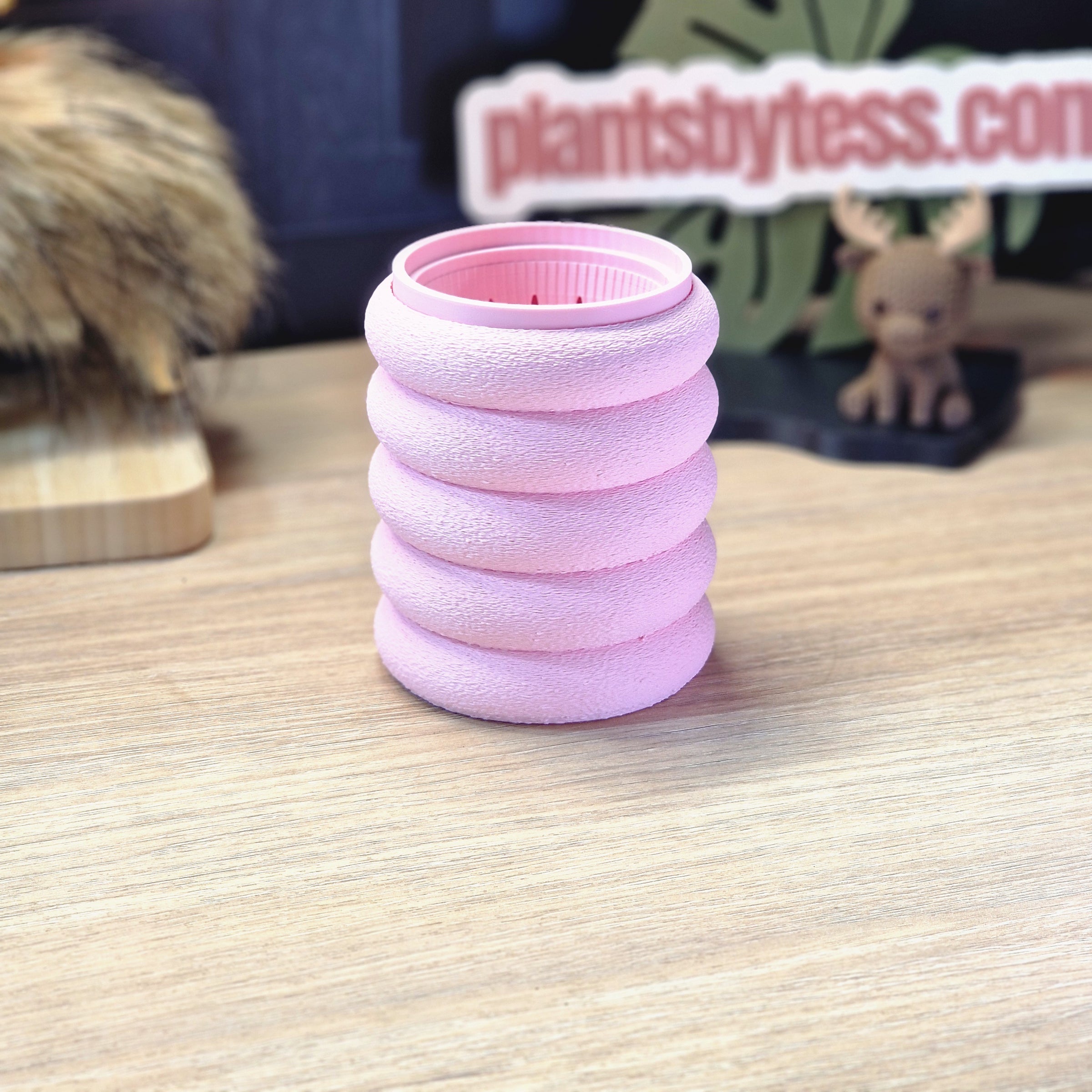 MIDI SIPS Marshmallow Complete Set | Pink Self-Watering Pot System