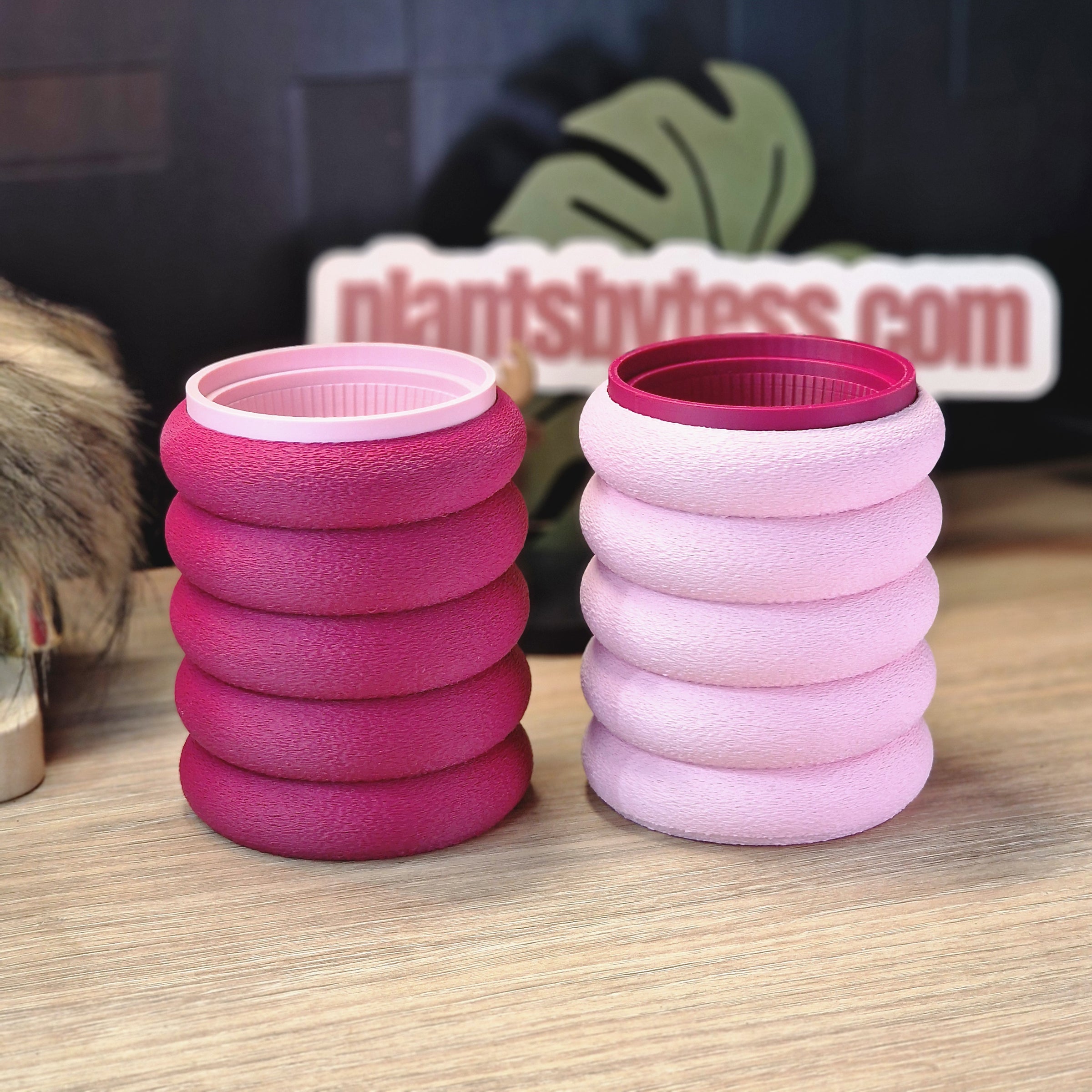 MIDI SIPS Marshmallow Complete Set Bundle | Pink Self-Watering Pot System