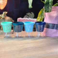 MIDI SIPS Bundle Pack of 4 | Self-Watering Plant Pots Save Set