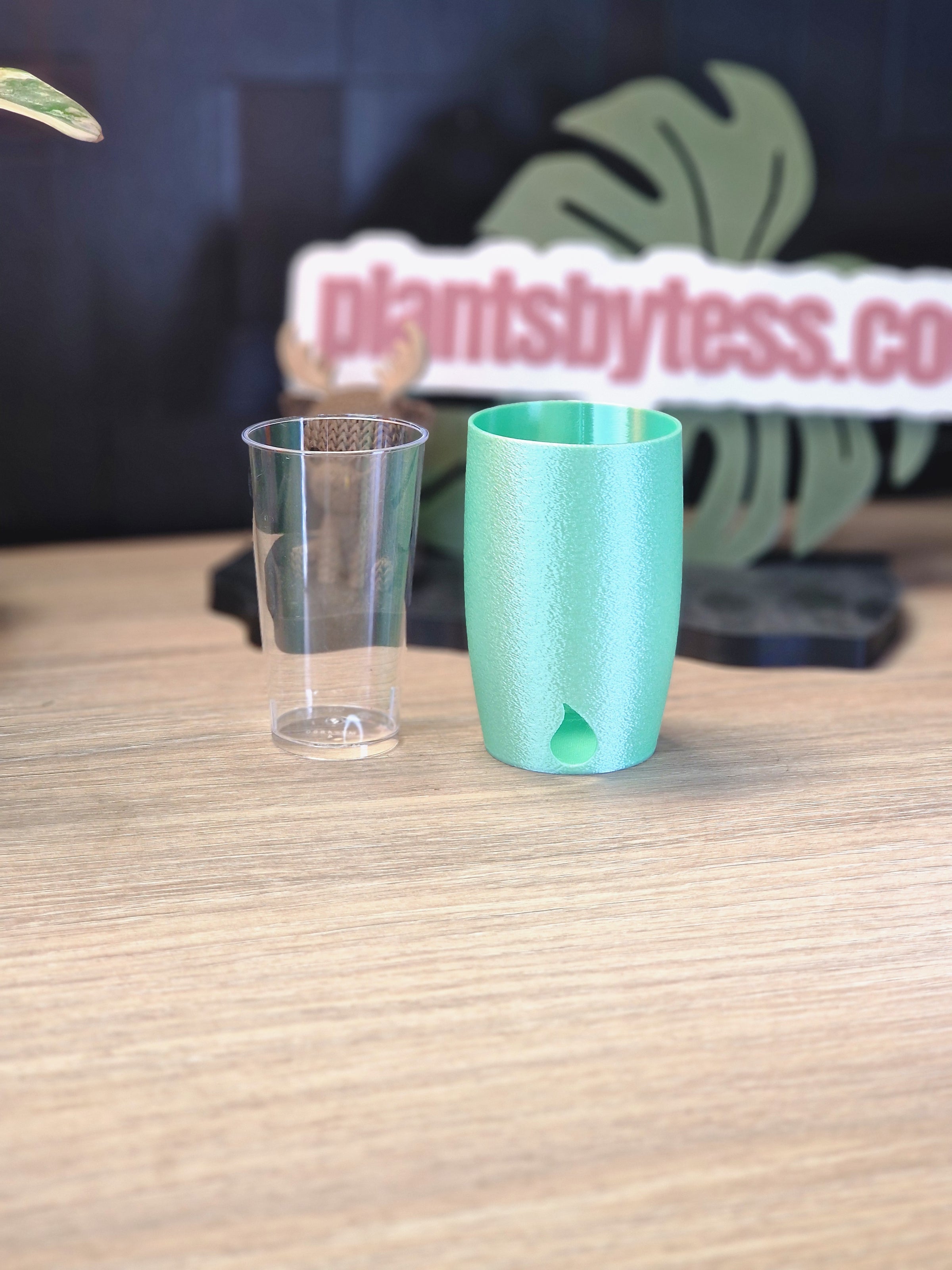 MINI SIPS Outer Pot Plain Silk Collection | 3D Printed Plant Pot
