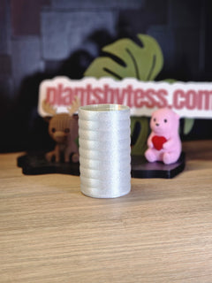 MINI SIPS Marshmallow Outer Pot | Pink 3D Printed Plant Pot