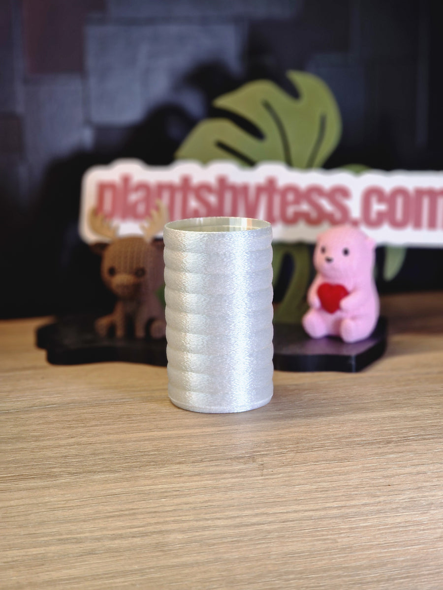 MINI SIPS Marshmallow Outer Pot | Pink 3D Printed Plant Pot