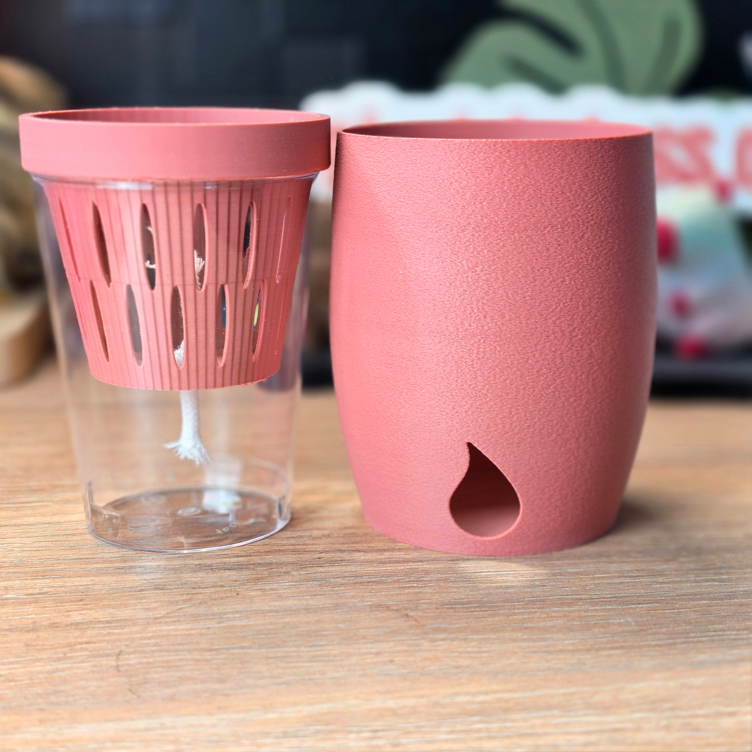 MIDI SIPS Plain complete set self-watering pot system at Plant.ess Sweden