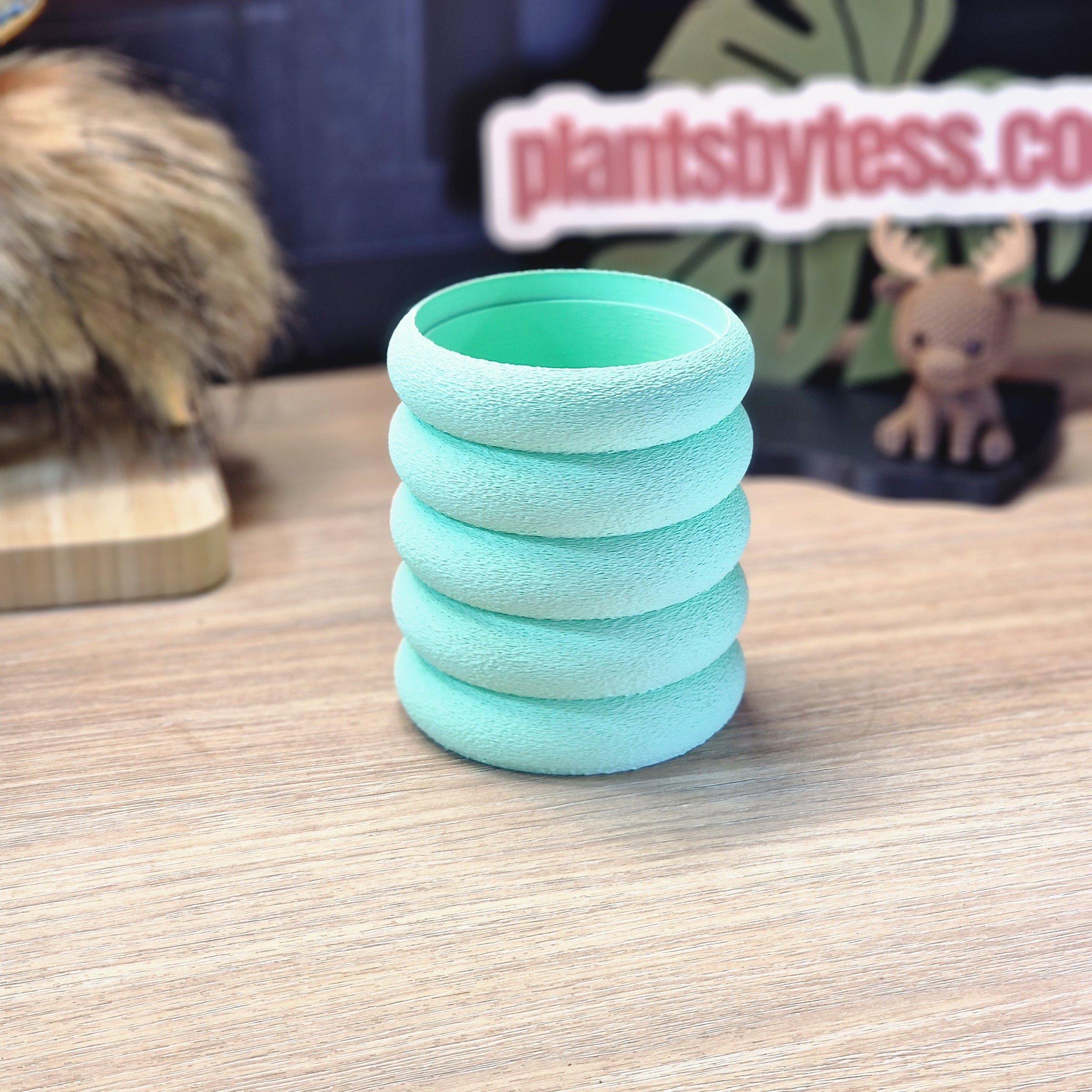 MIDI SIPS Marshmallow Outer Pot | Pink 3D Printed Plant Pot