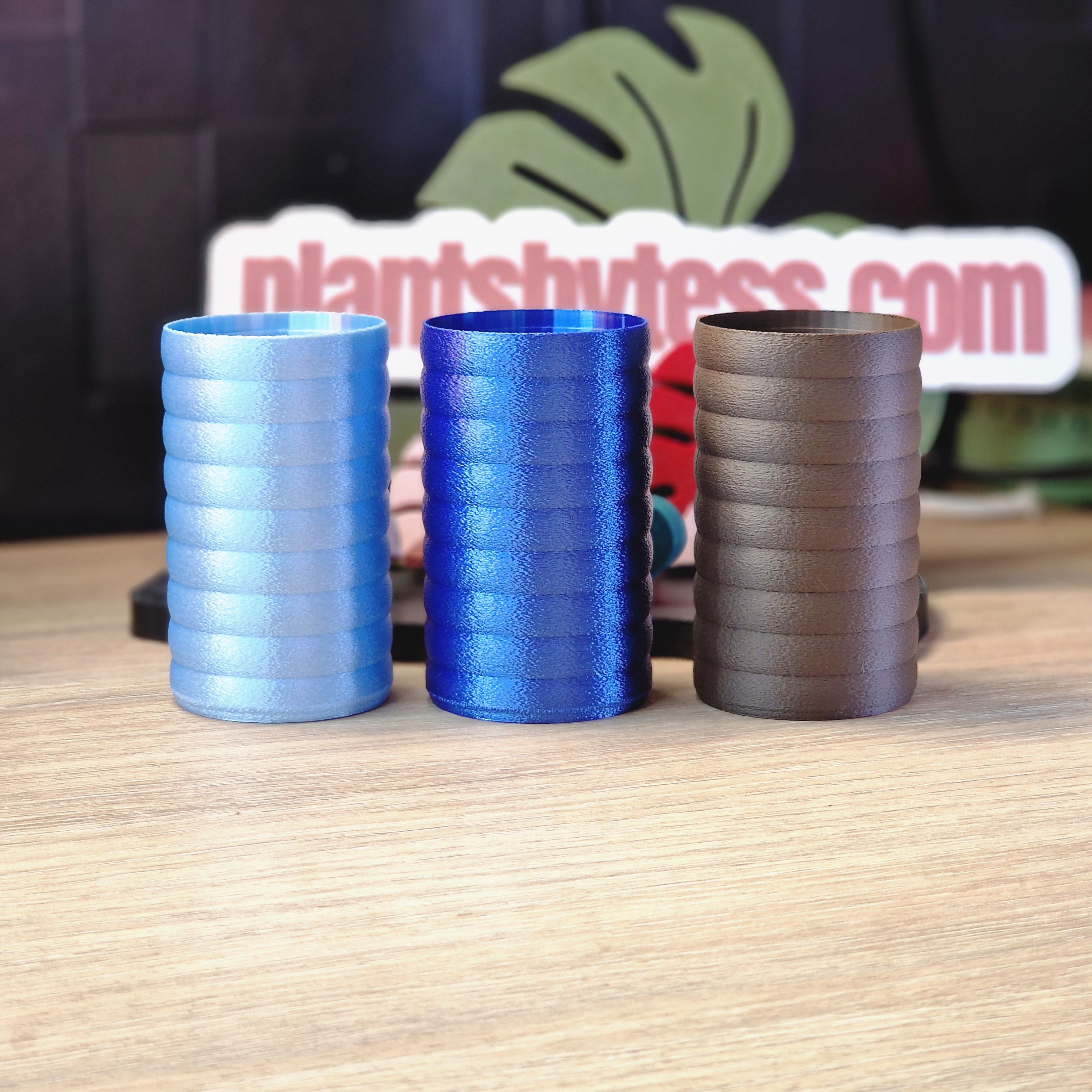 MINI SIPS Marshmallow Outer Pot | Pink 3D Printed Plant Pot